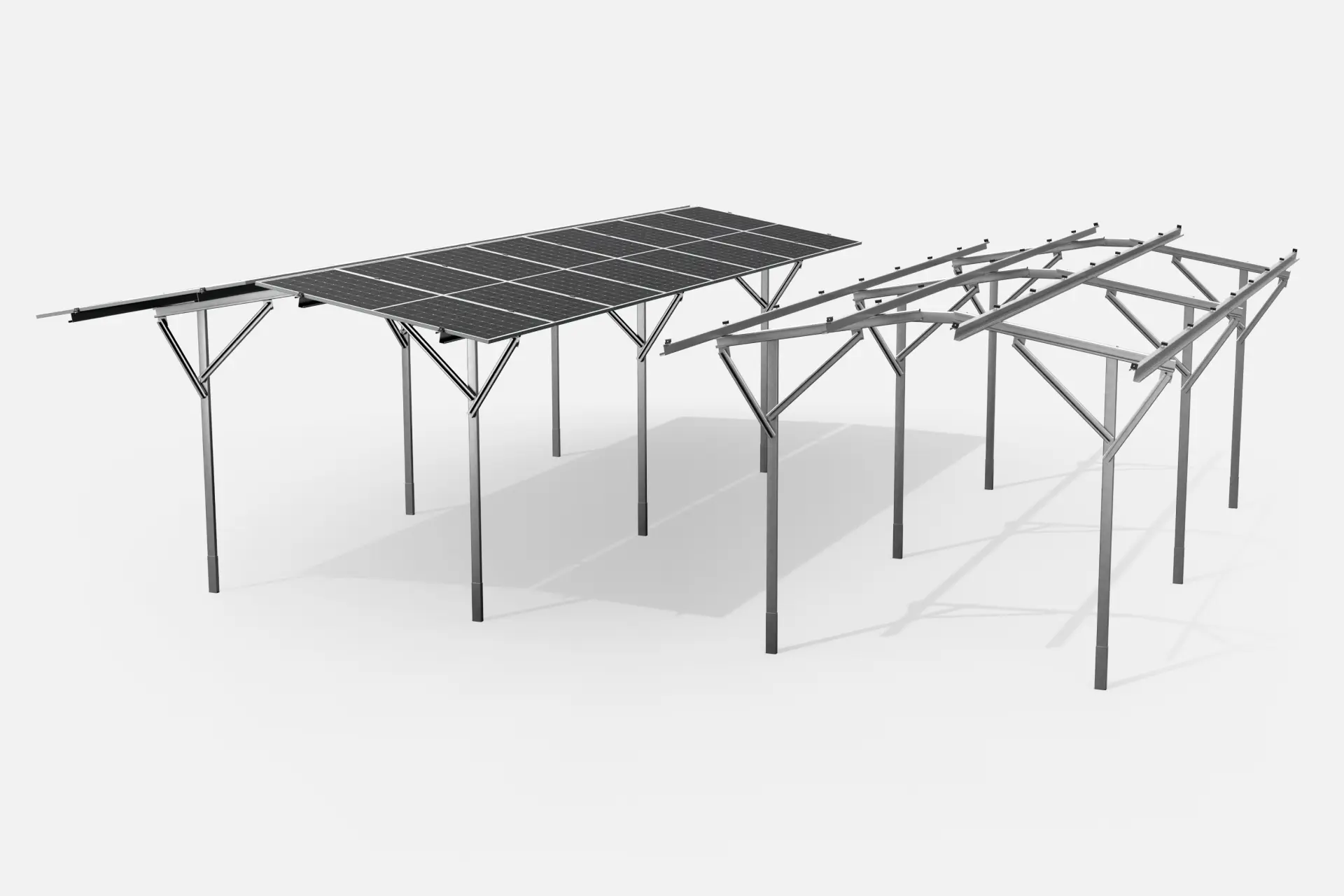 Agro EW agrovoltaic structure