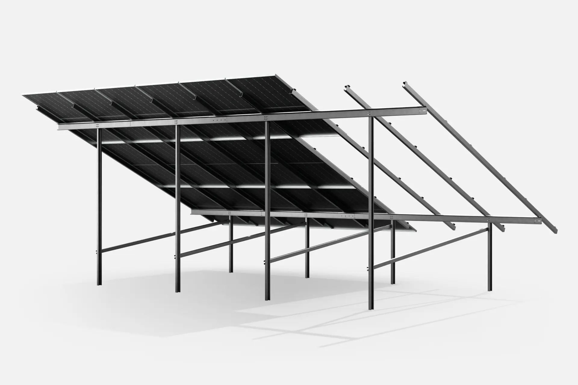 V3xN Bifacial freestanding structure