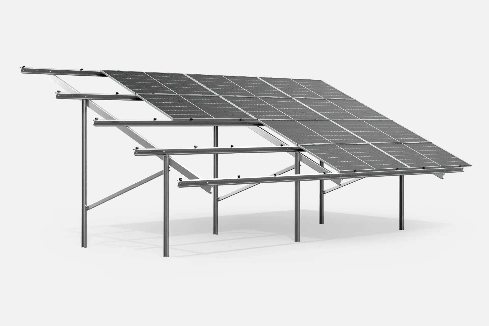 H4xN Bifacial freestanding structure