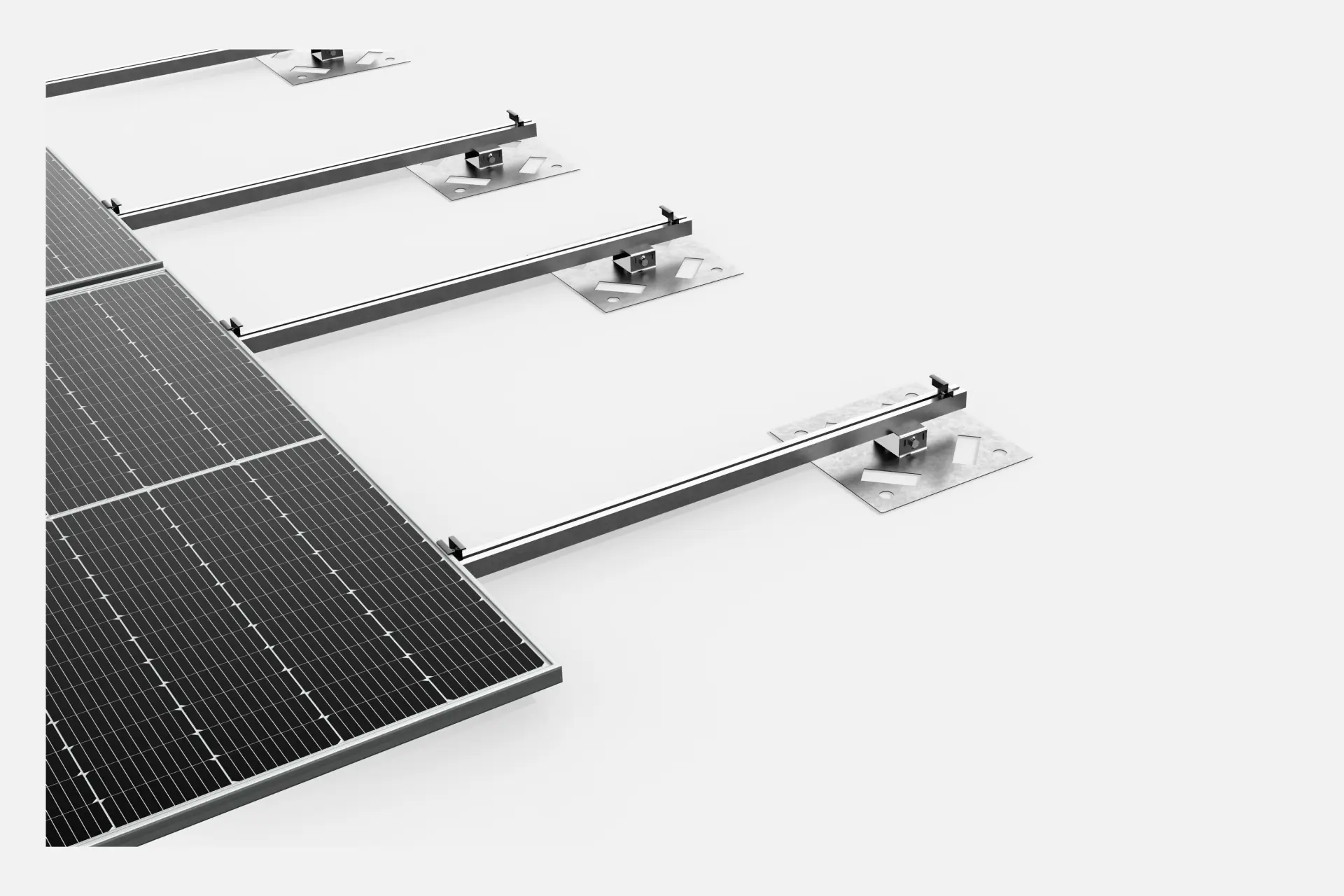 Parallel 0° roof structure