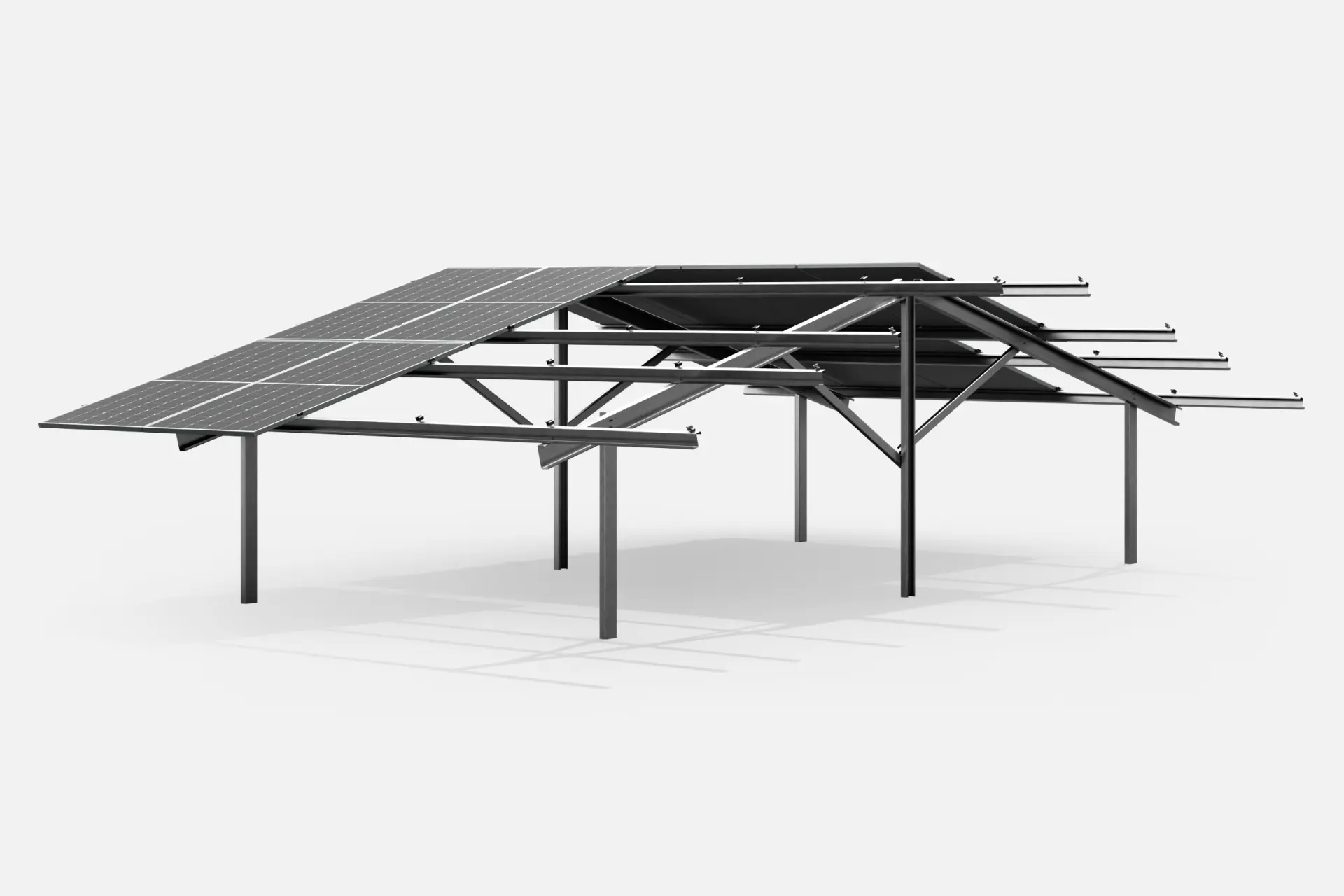 EW3-V2xN Three Support Free Standing Structure