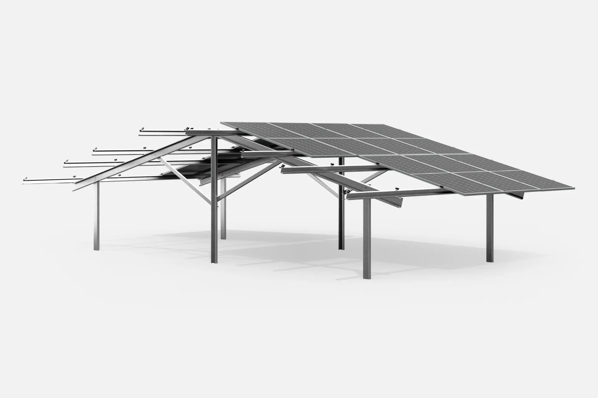 EW3-V2xN Three Support Free Standing Structure