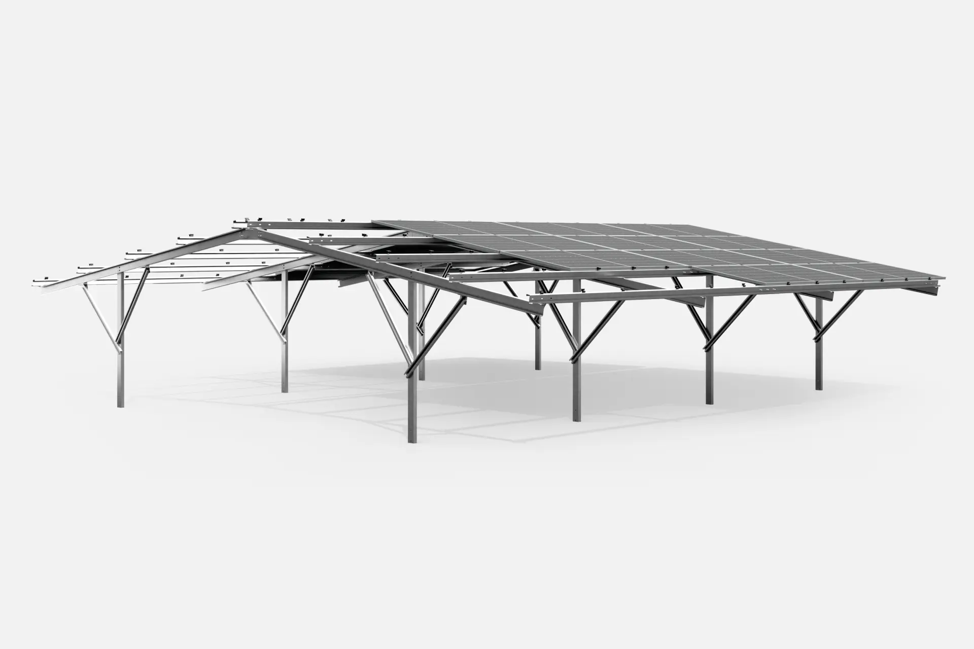 EW2-H4xN Two-Support Free-Standing Structure