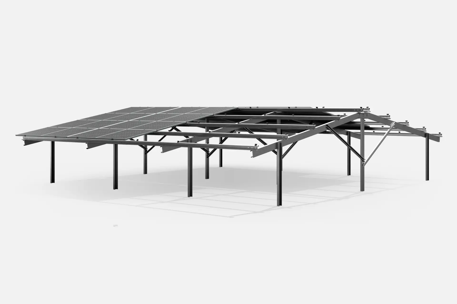 EW3-H4xN Three Support Free Standing Structure