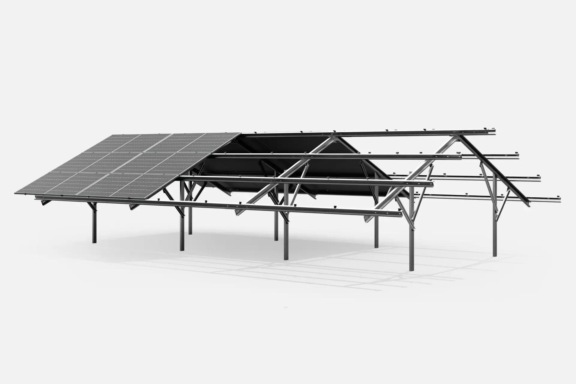 EW2-H3xN Two-Support Free-Standing Structure